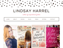 Tablet Screenshot of lindsayharrel.com